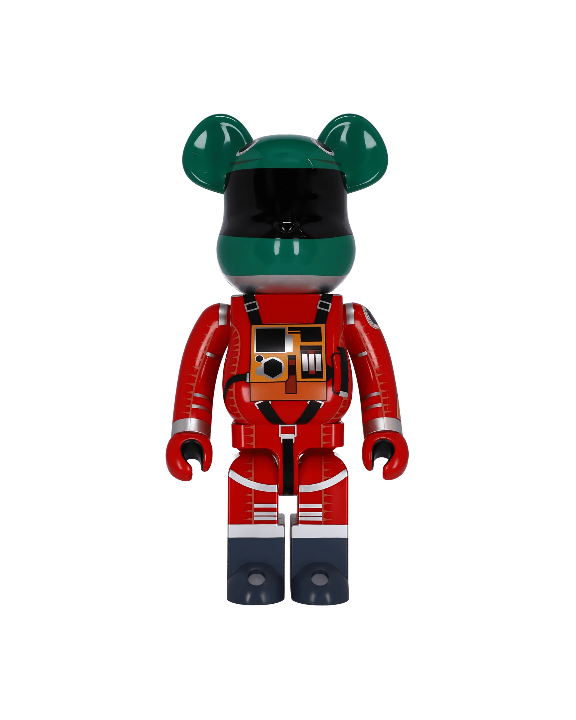 1000% Space Suit Green Helmet & Orange Suit Version Be@rbrick Multicolor