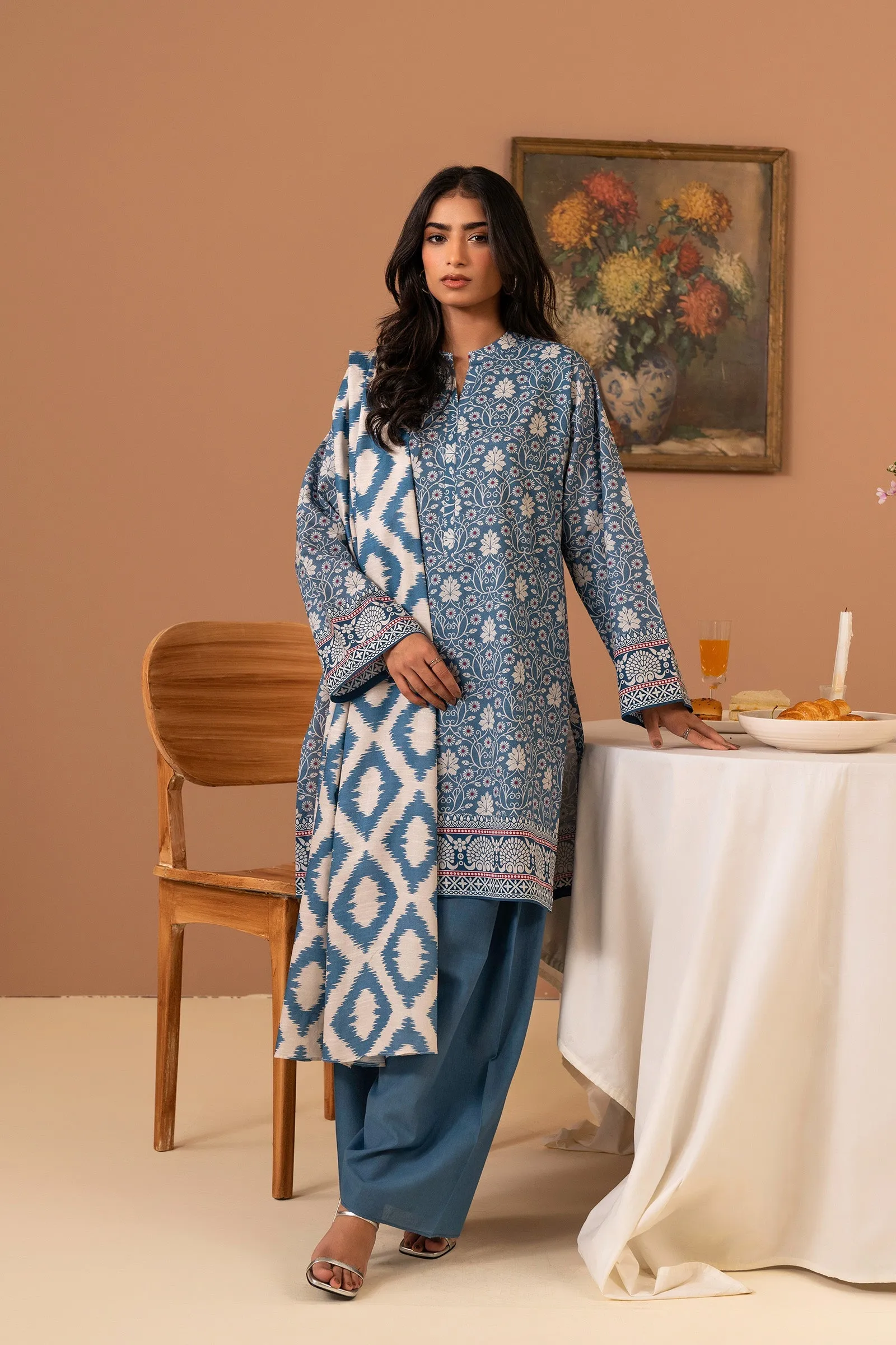 2 PC Printed Suit (Unstitched)