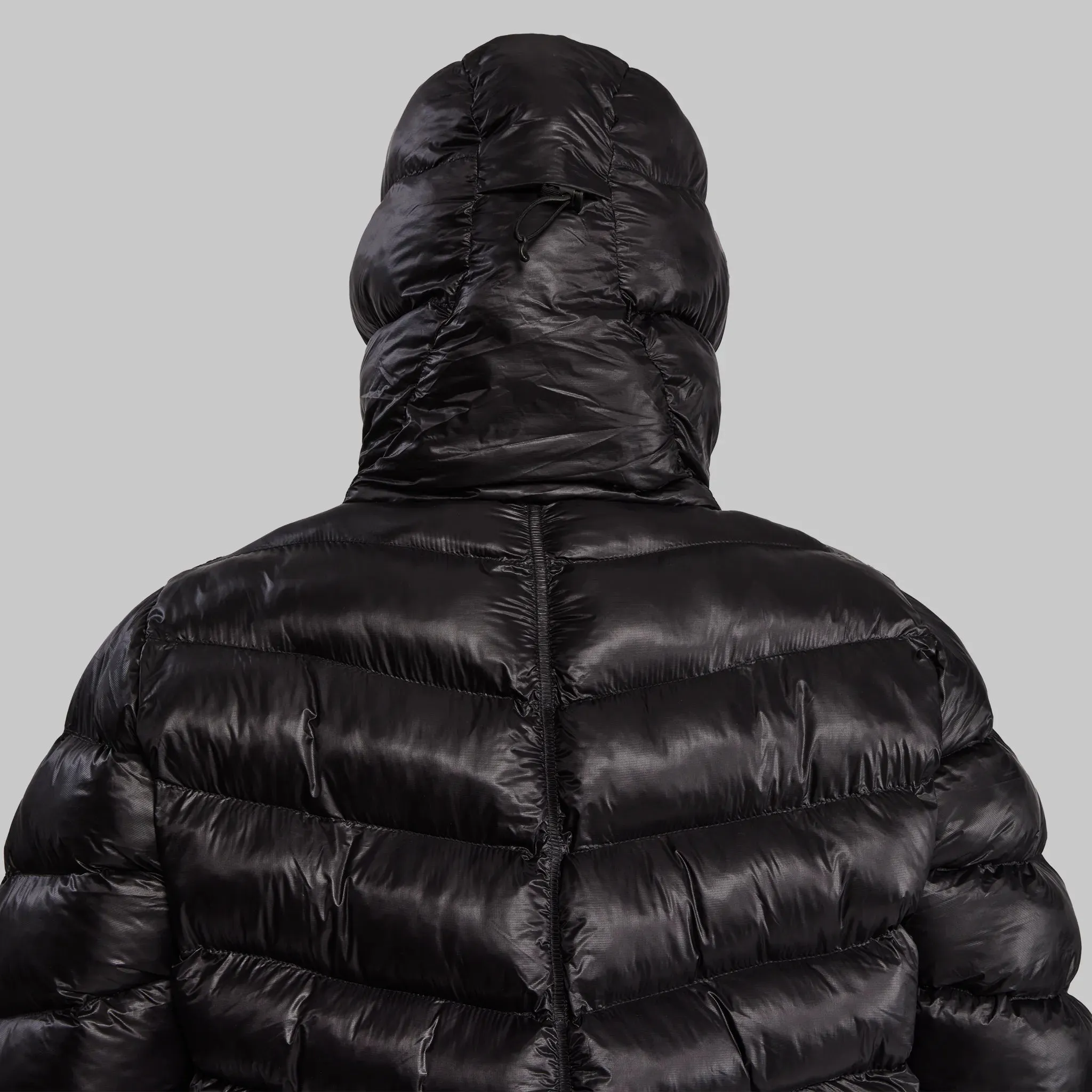 Optimized Title: Sleek Black Aerogel Puffer Jacket