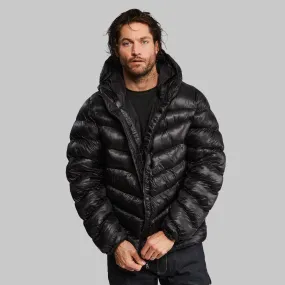 Optimized Title: Sleek Black Aerogel Puffer Jacket