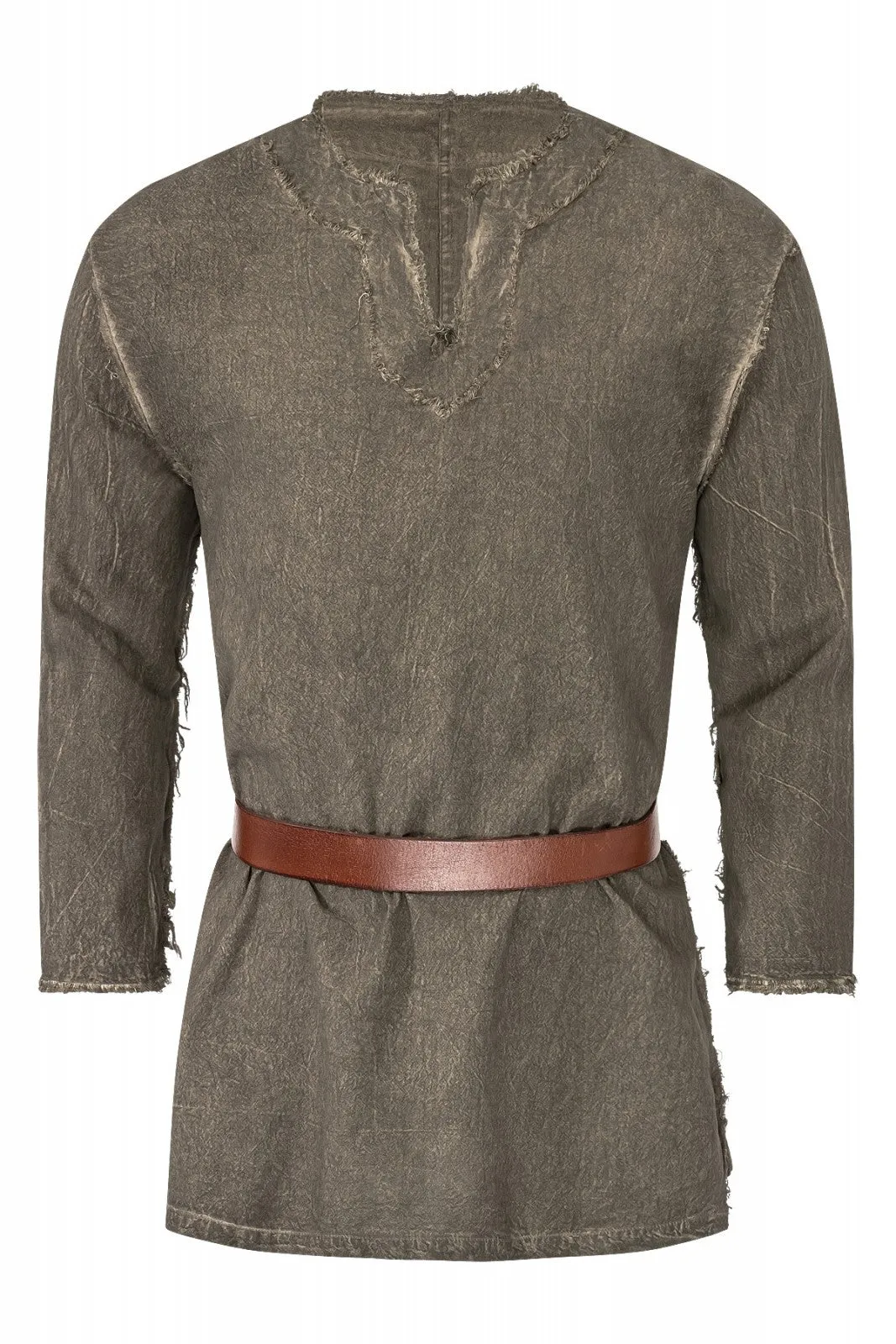 Aged Neckline Medieval Tunic - Cotton