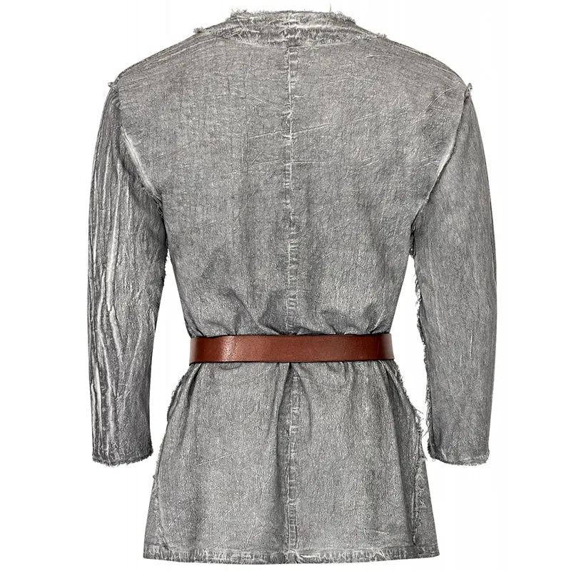 Aged Neckline Medieval Tunic - Cotton