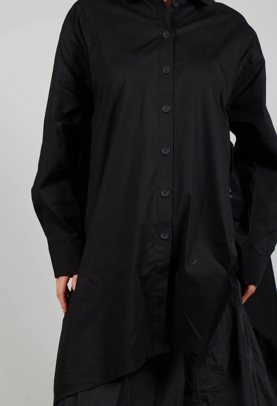 Asymmetrical Tunic in Black