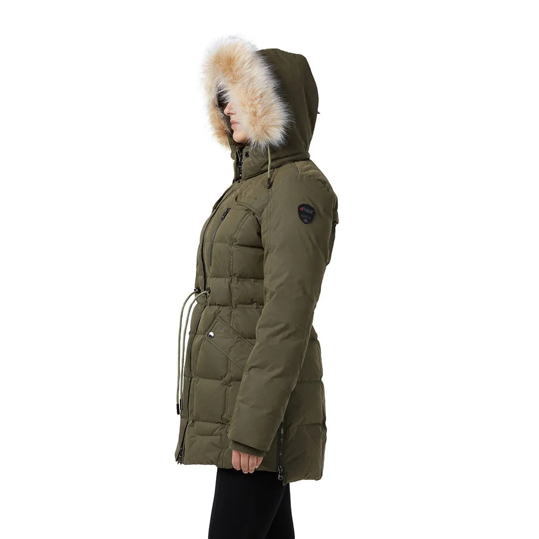 Ava Women's Trench Detail Parka