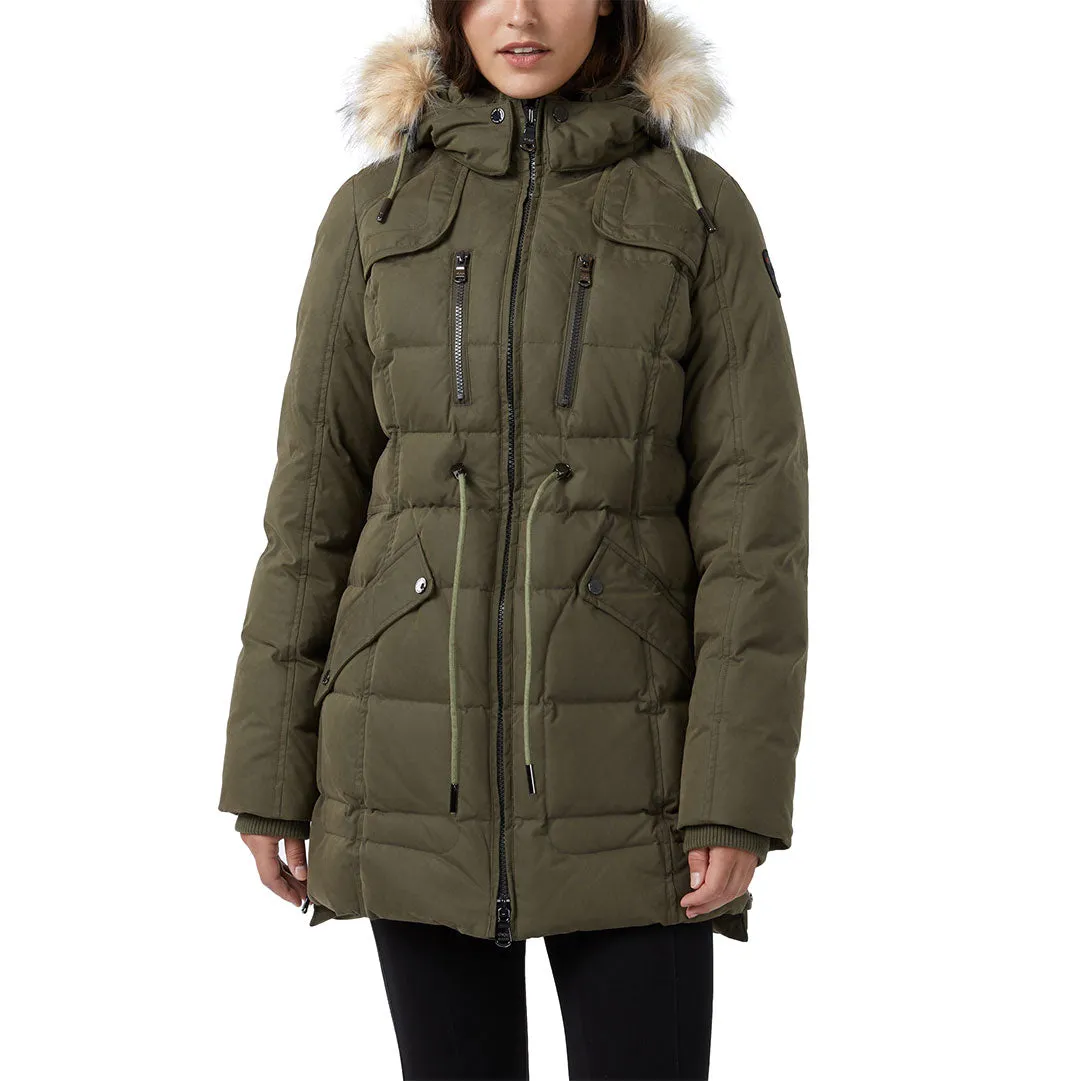 Ava Women's Trench Detail Parka