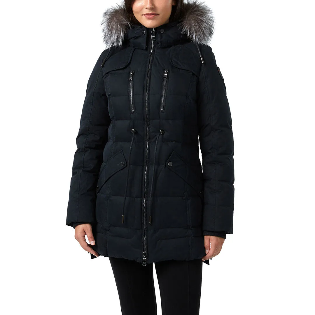 Ava Women's Trench Detail Parka