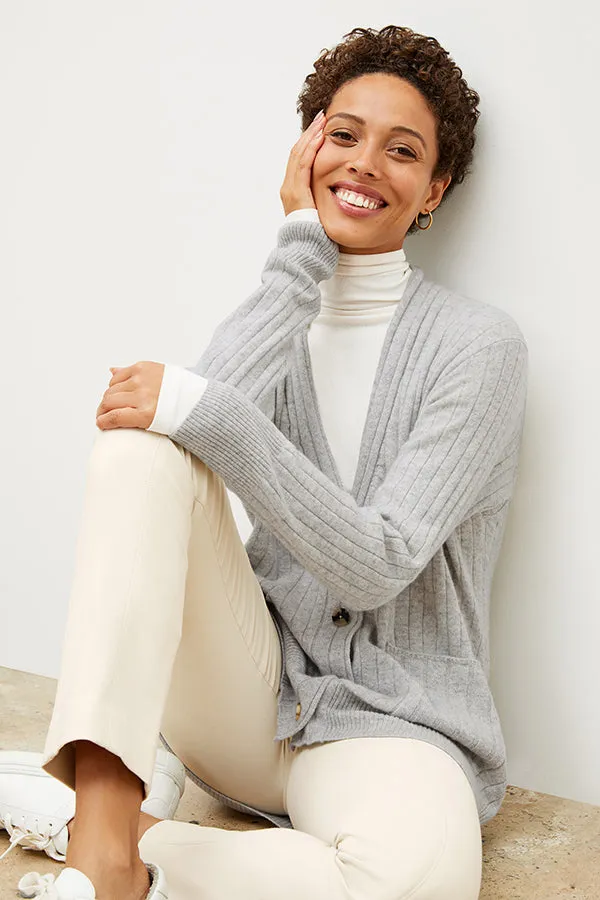 Axam Turtleneck - Organic Ribbed Pima Cotton :: Ivory