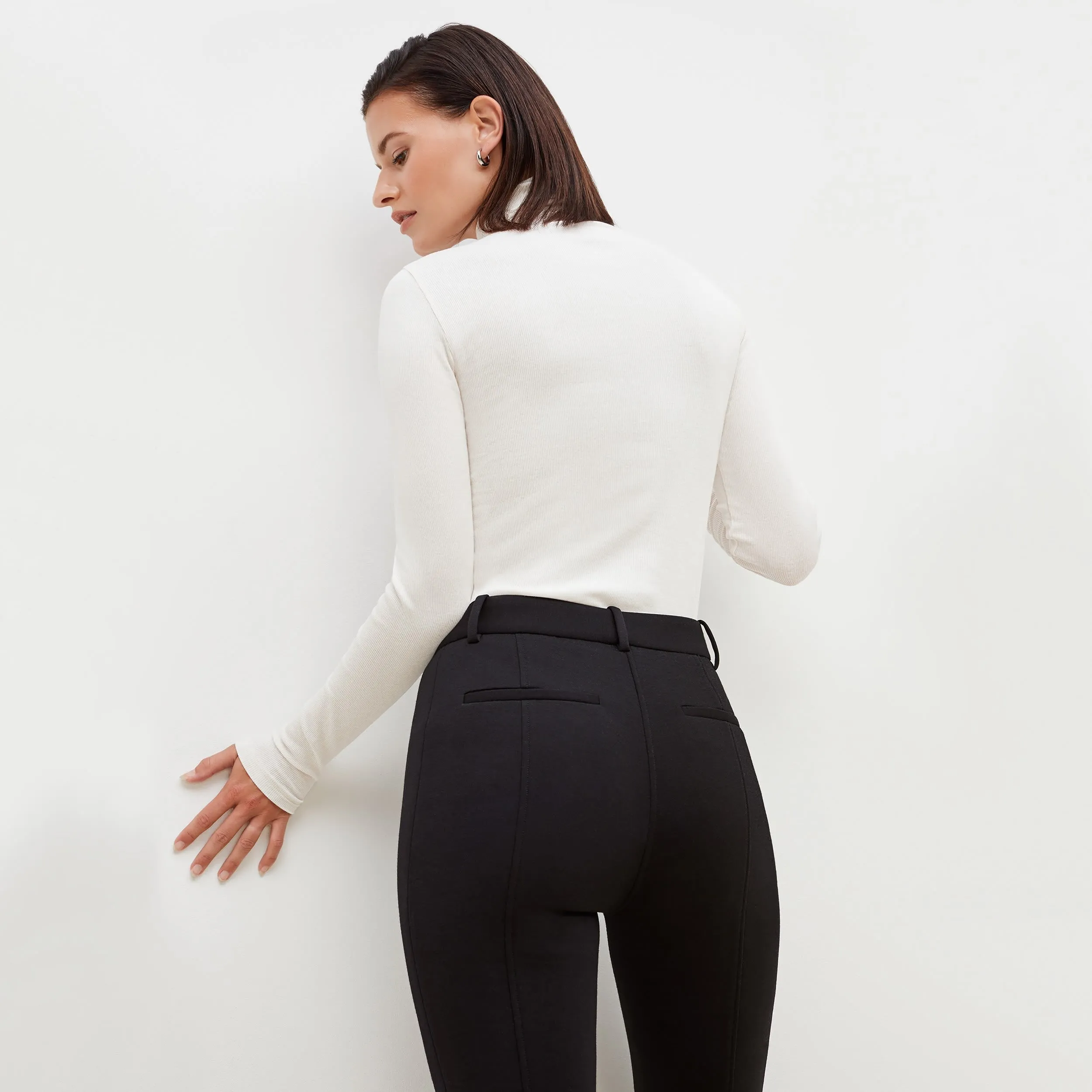 Axam Turtleneck - Organic Ribbed Pima Cotton :: Ivory