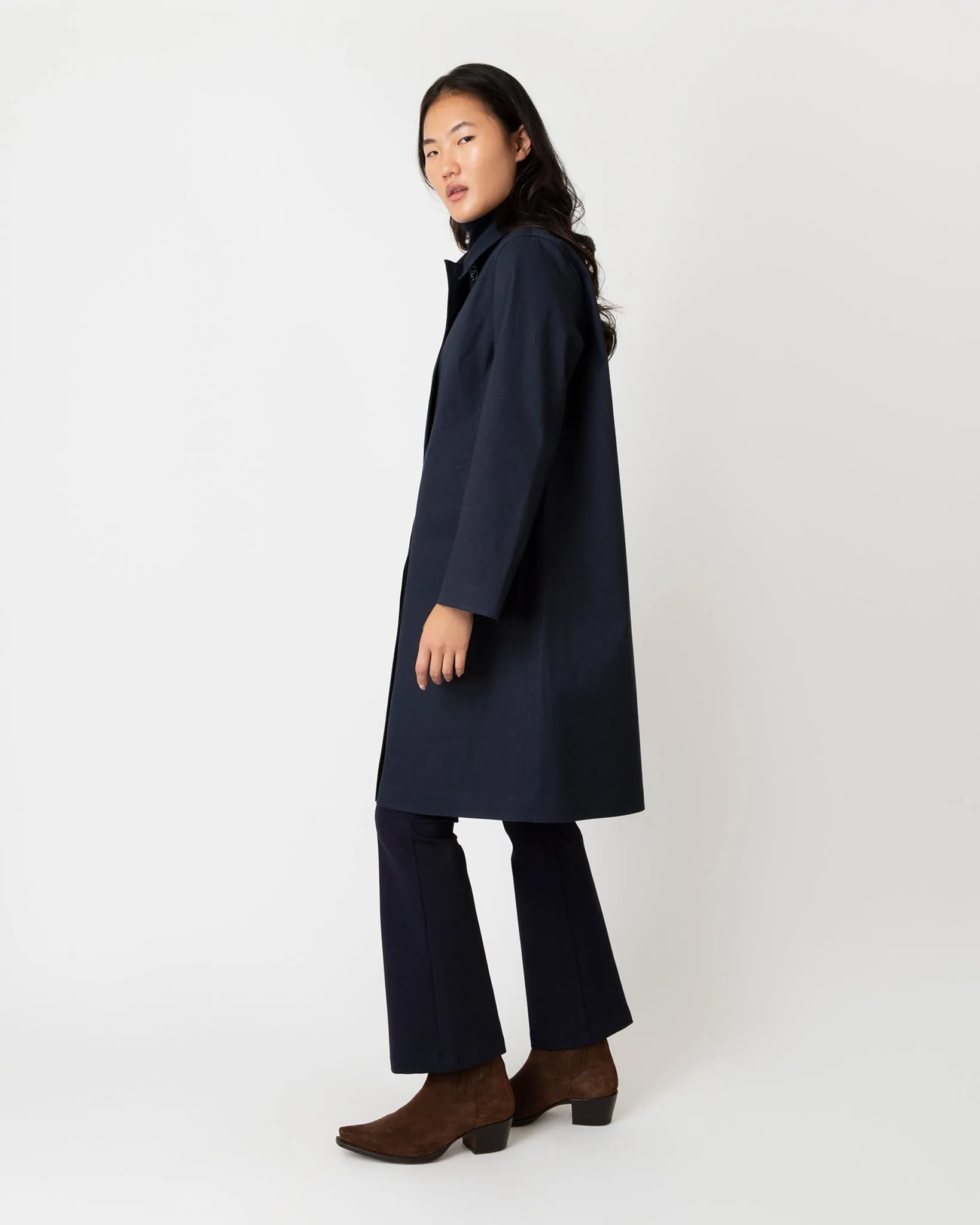 Banton Coat in Navy