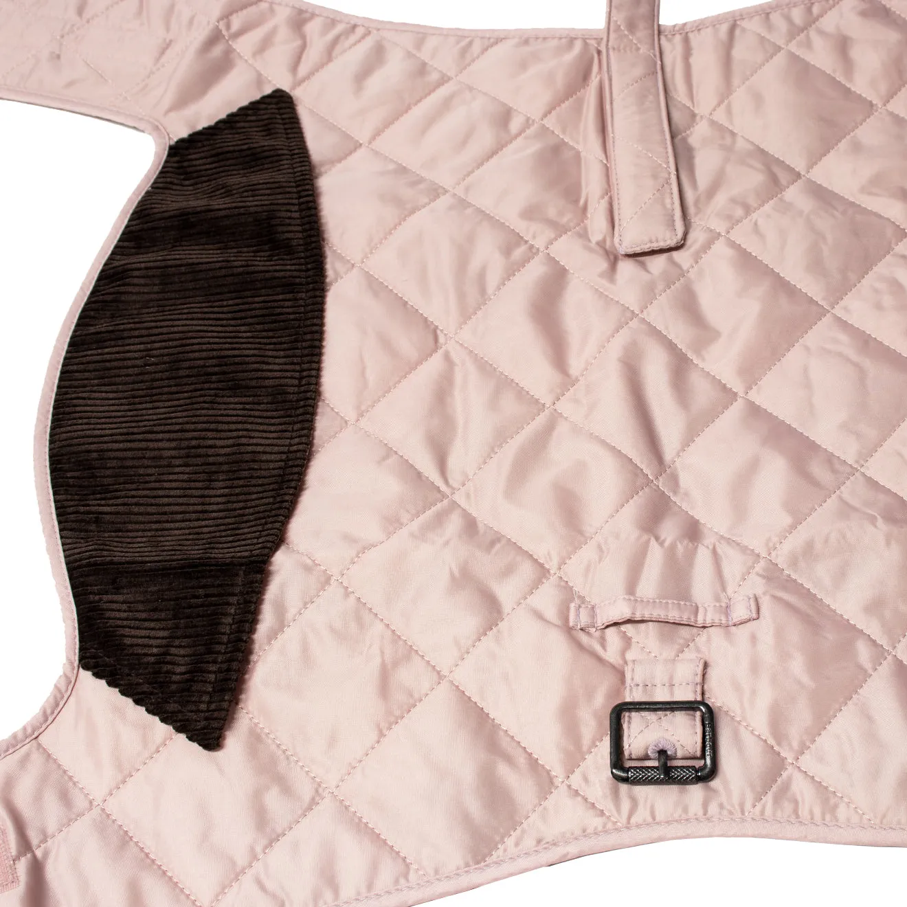 Barbour Quilted Dog Coat Pink