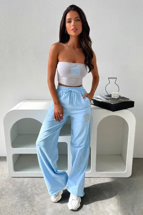 Beckham Wide Leg Pants - Blue