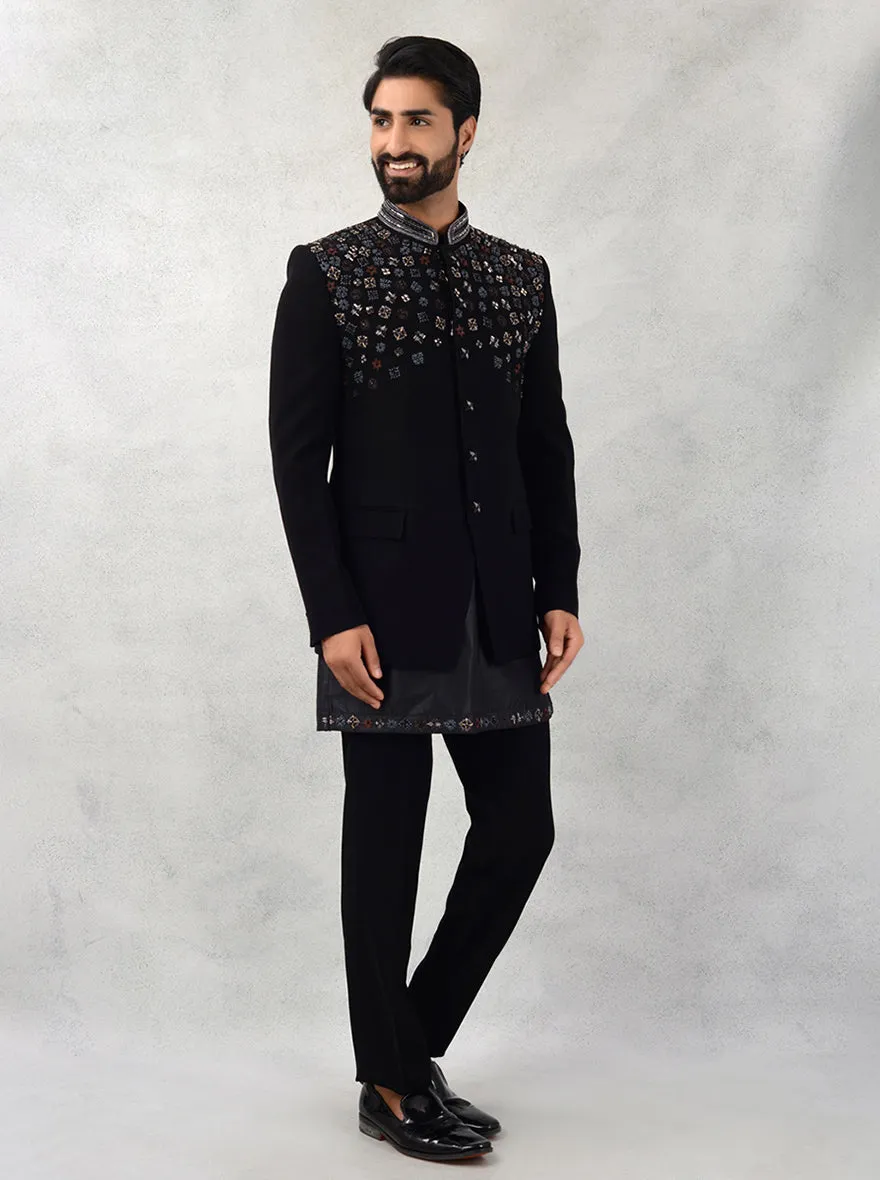 Black Jodhpuri Suit | TULA