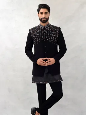 Black Jodhpuri Suit | TULA