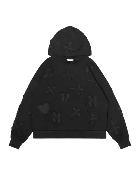 Black Patch Hoodie