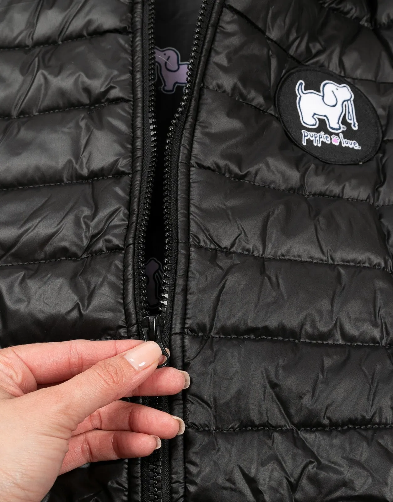 BLACK PUFFER JACKET