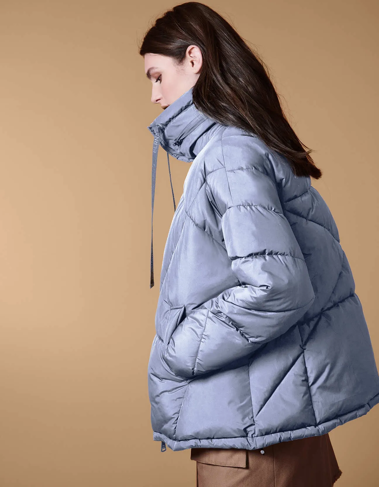 Boxy Chic Hooded Puffer Coat