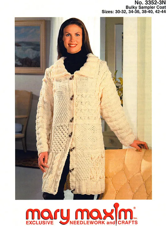 Bulky Sampler Coat Pattern