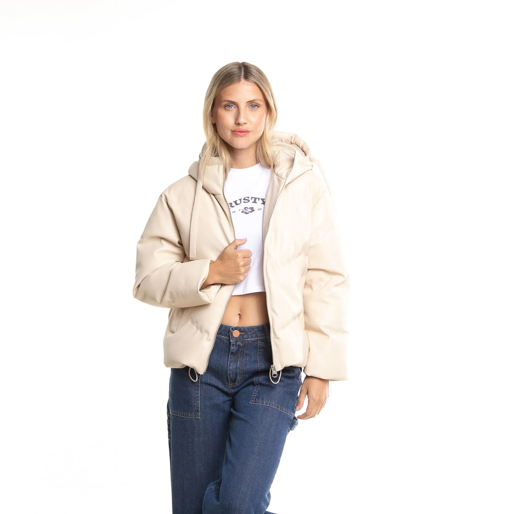 Campera Abrigo Rusty Strangers Puffer Coat Ld