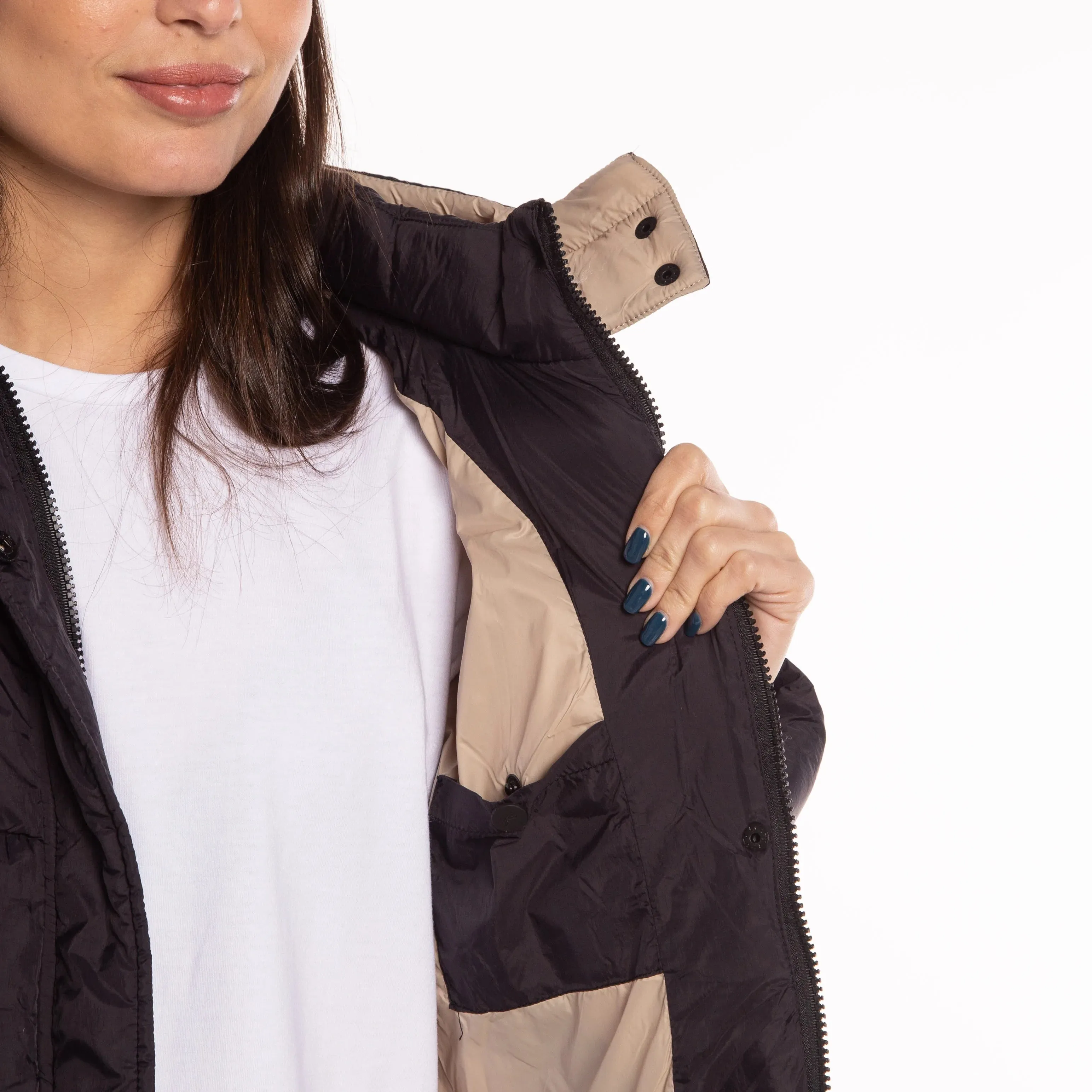 Campera Rusty Whisper Puffer Coat