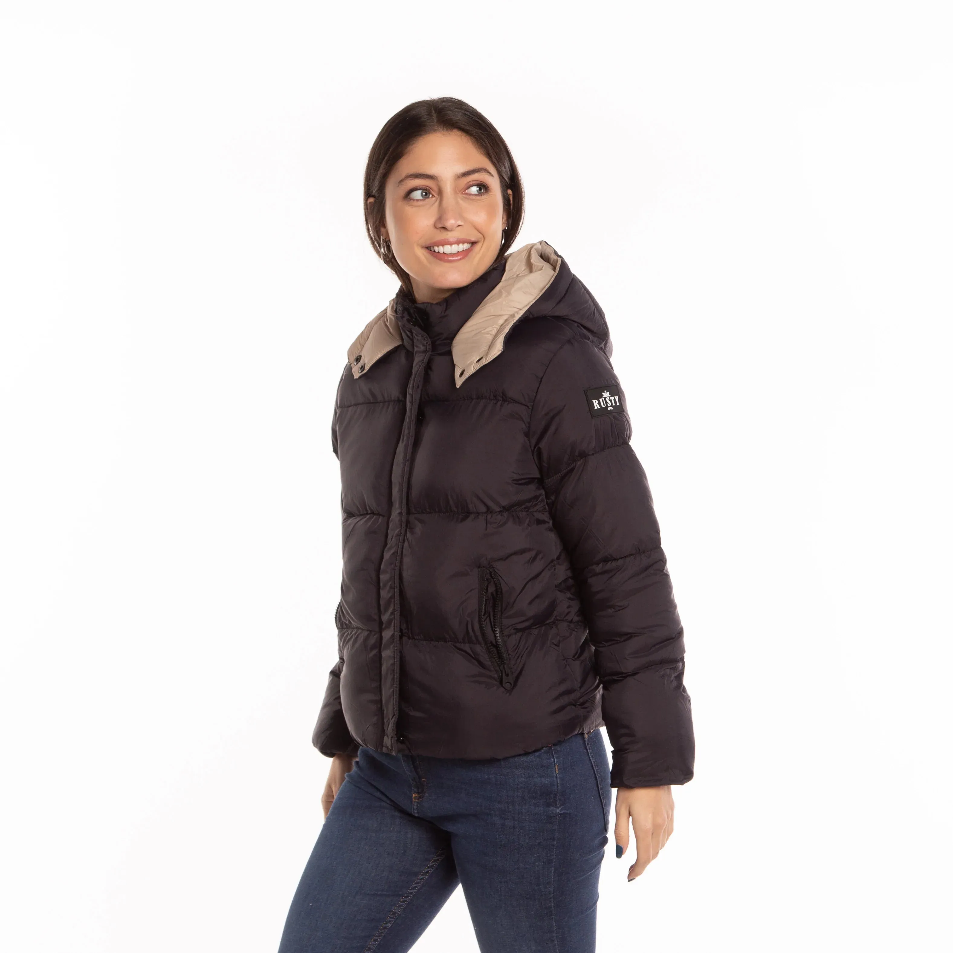 Campera Rusty Whisper Puffer Coat