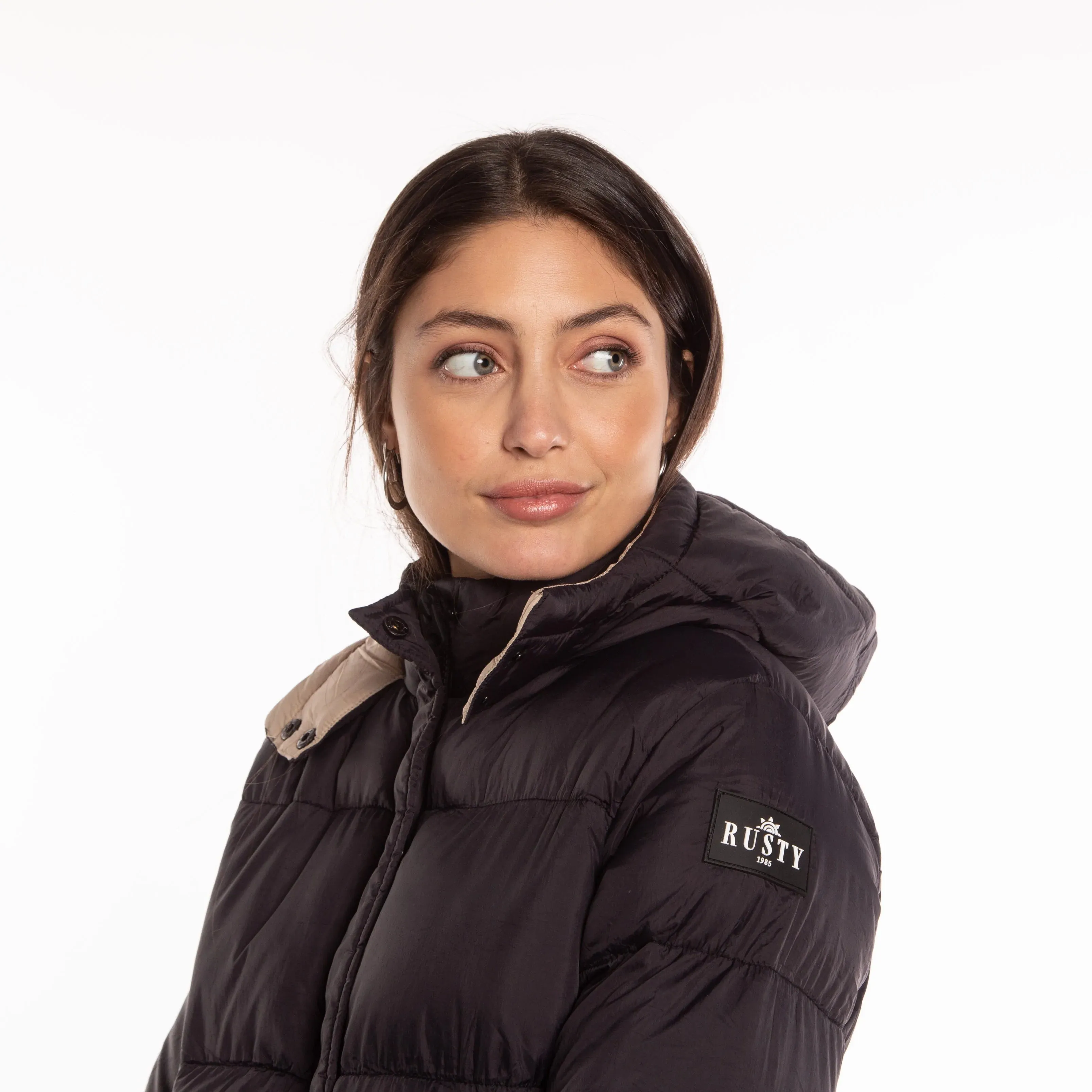 Campera Rusty Whisper Puffer Coat