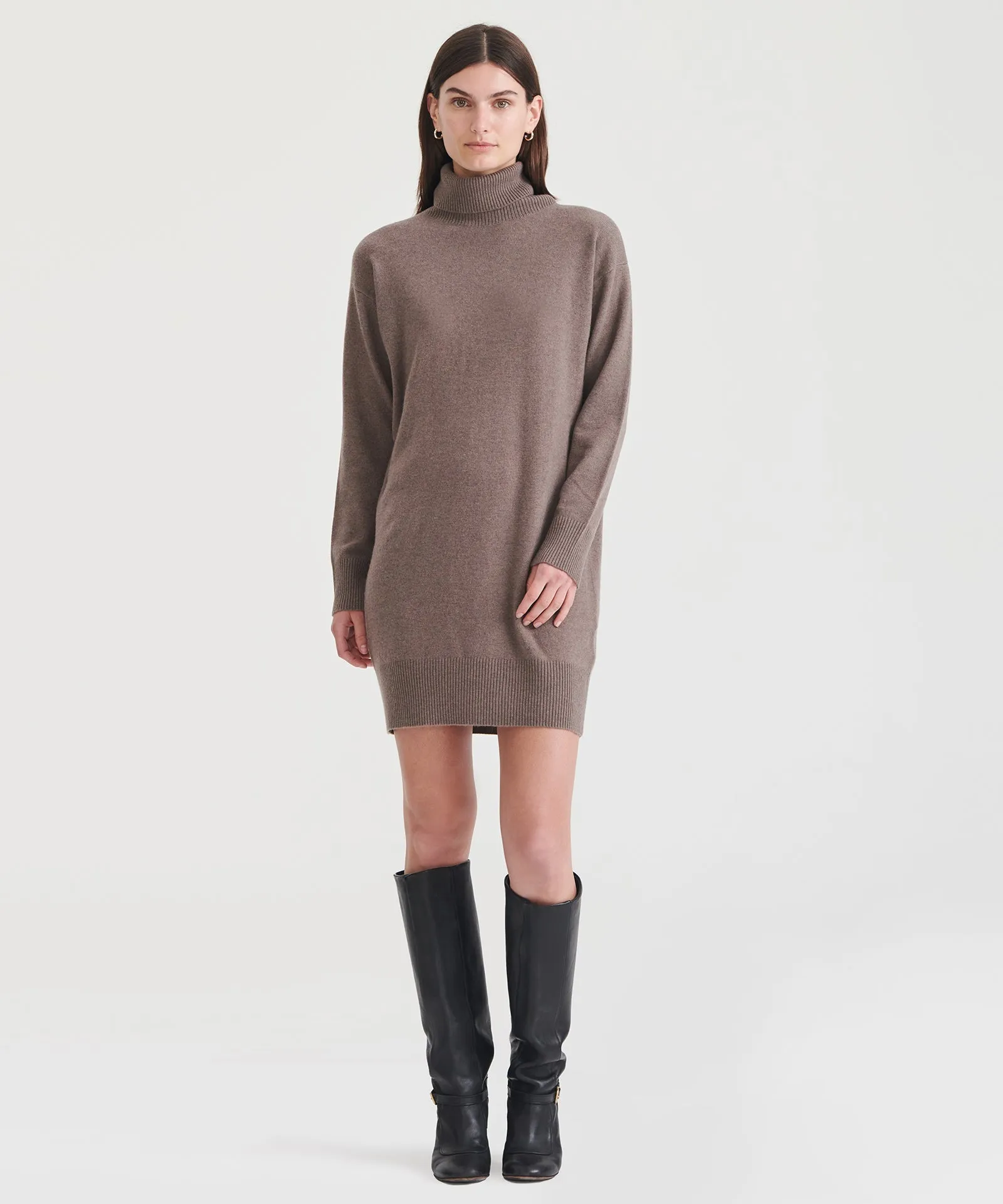 Cashmere Turtleneck Dress