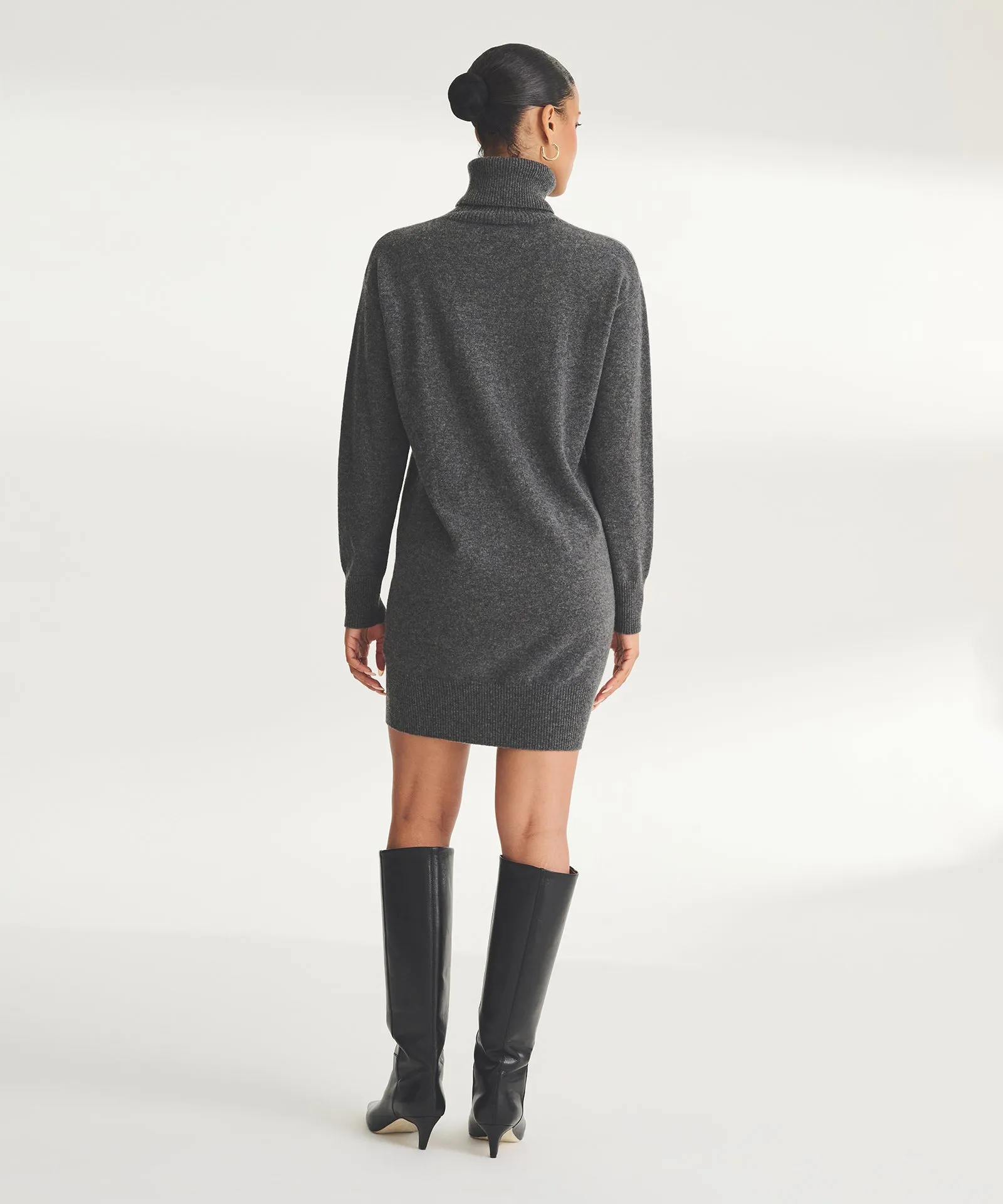 Cashmere Turtleneck Dress