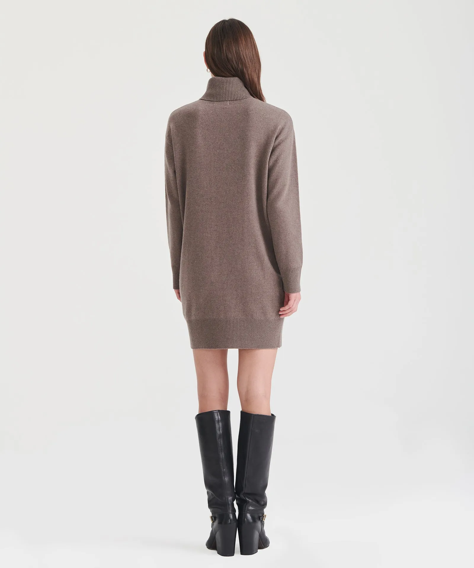 Cashmere Turtleneck Dress