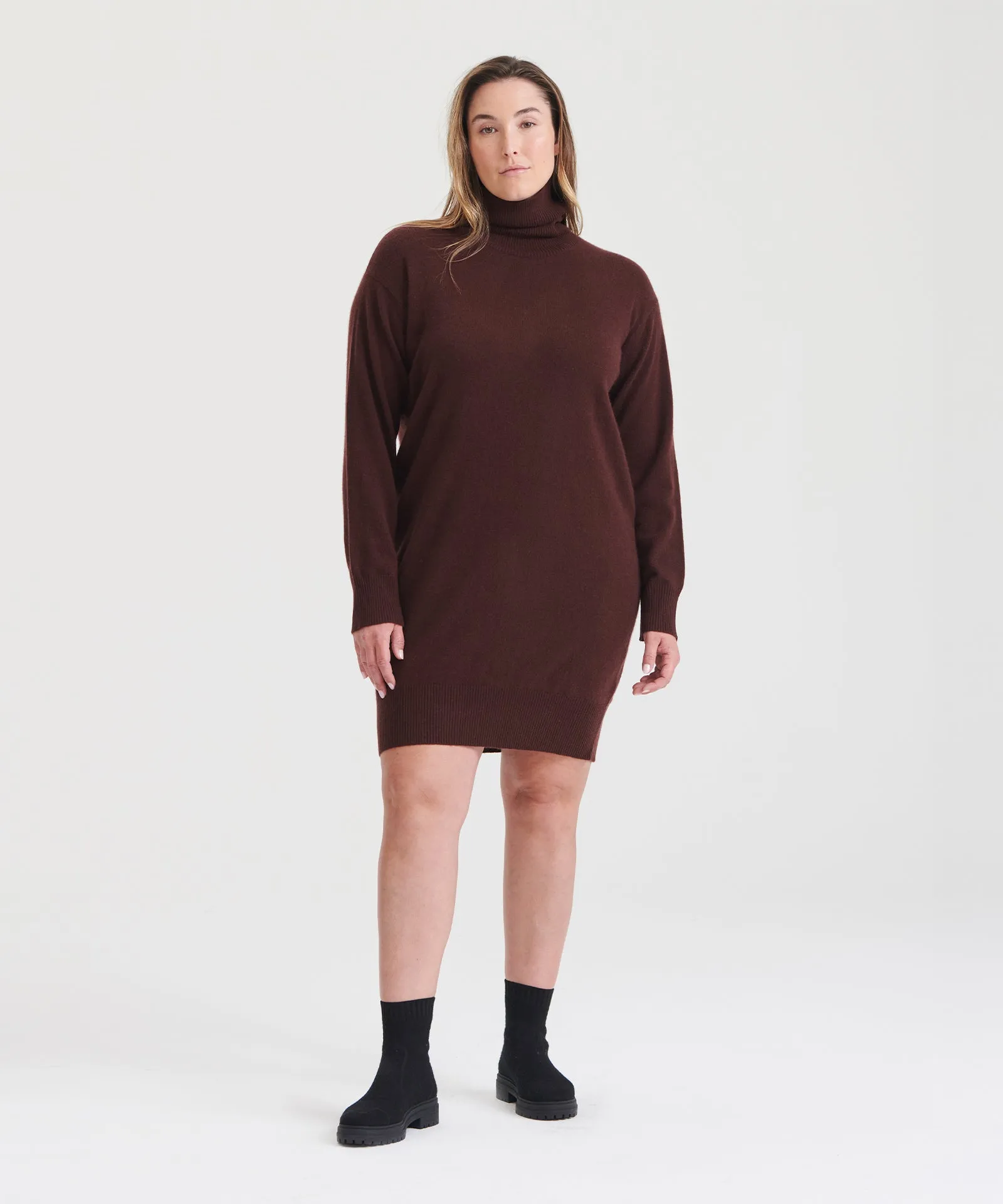 Cashmere Turtleneck Dress