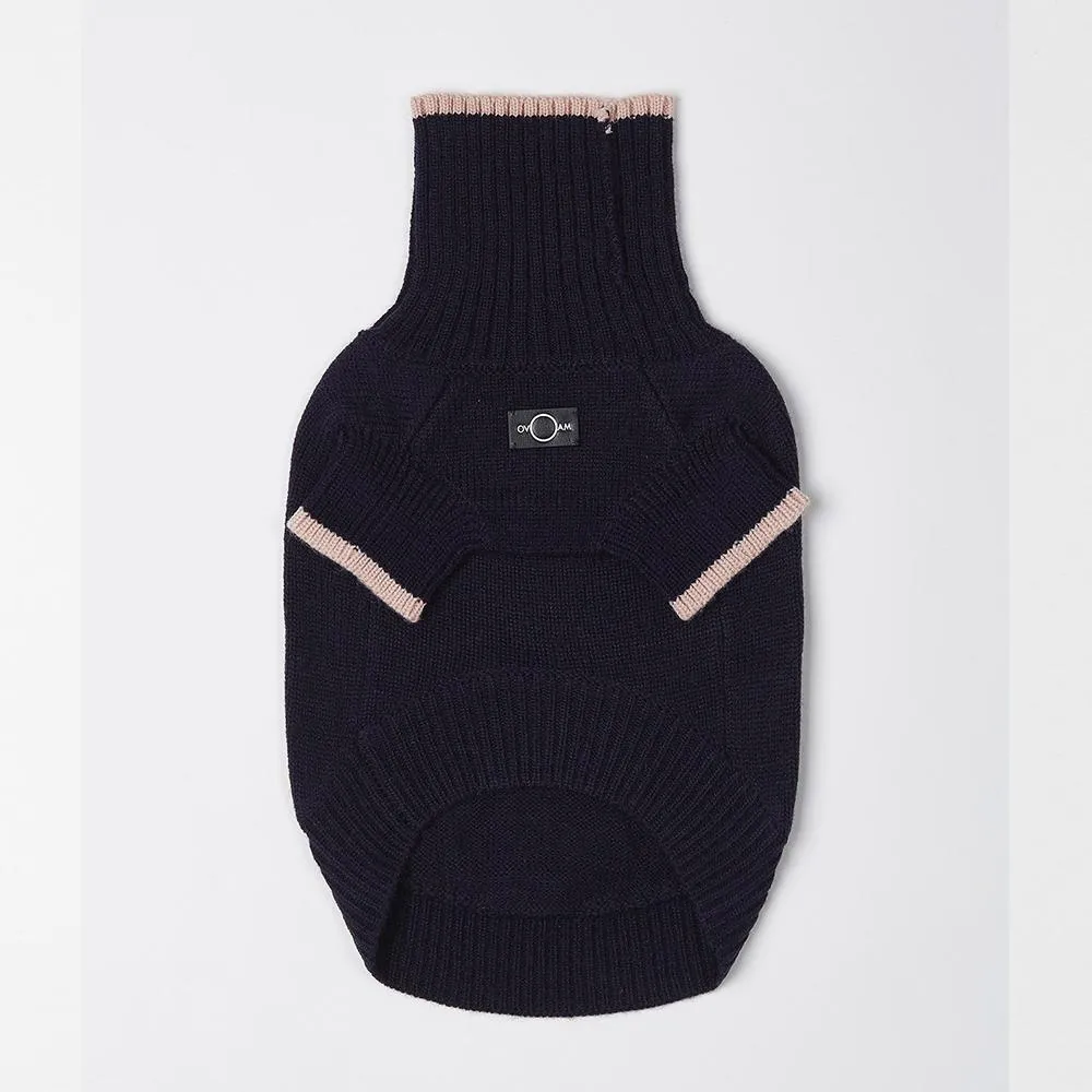 Contrast Turtleneck Jumper