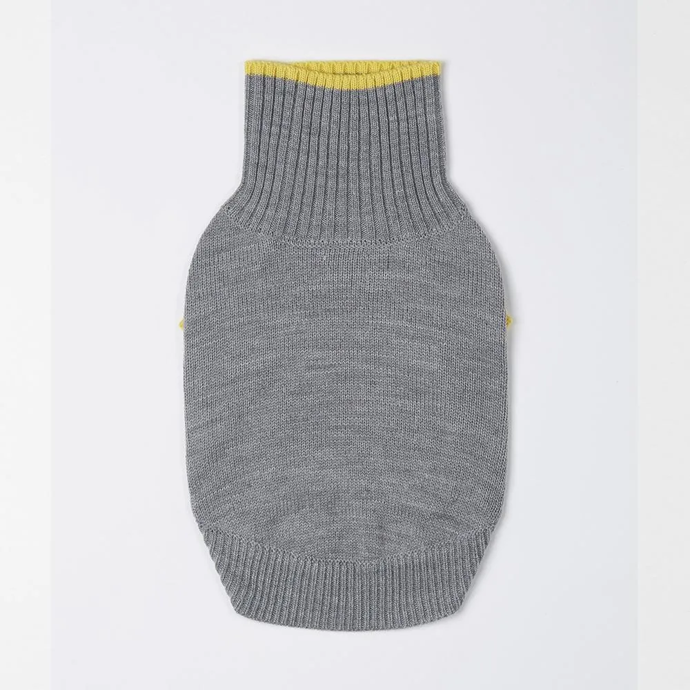 Contrast Turtleneck Jumper