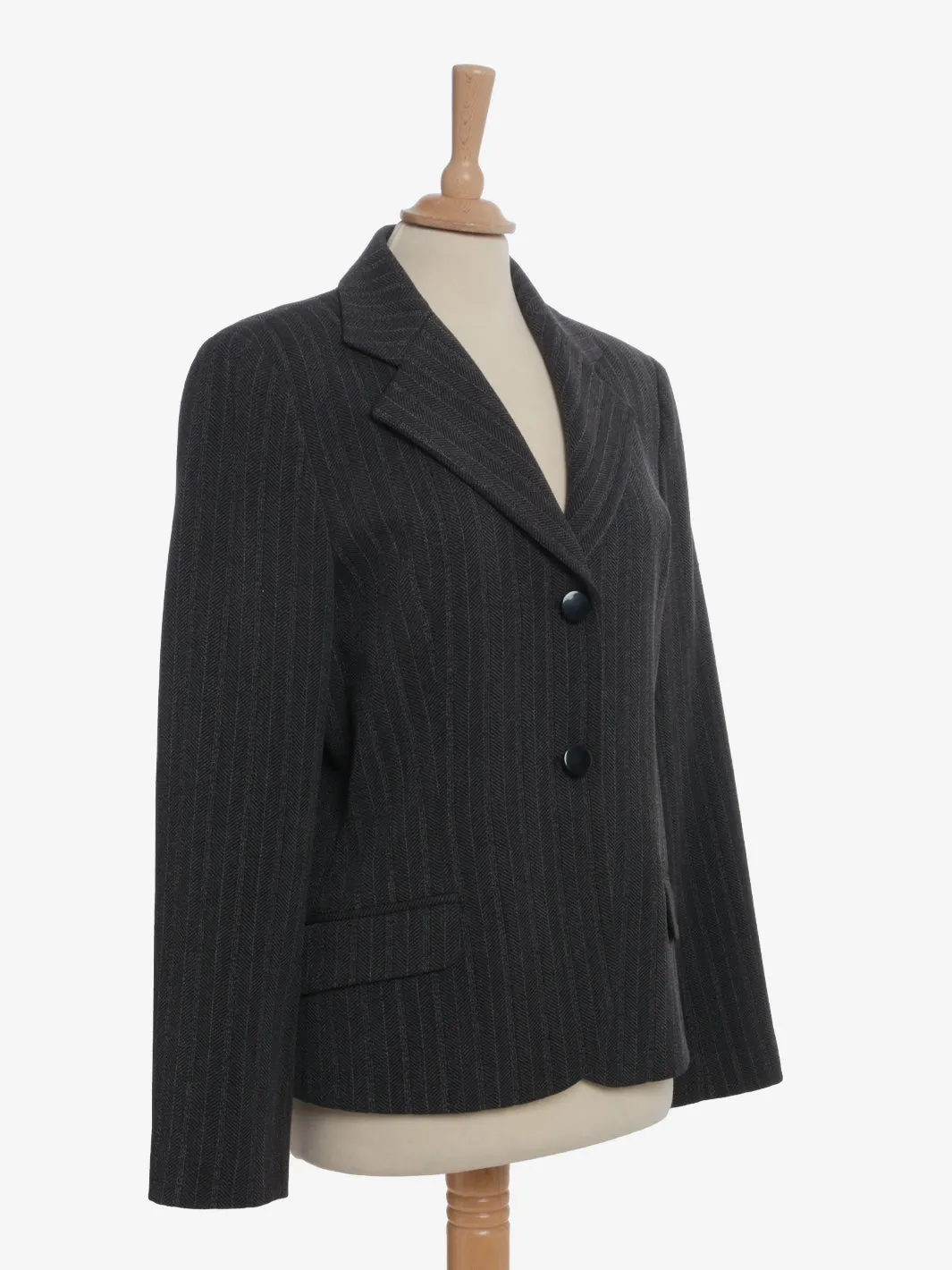 Cosimo Gentile Harringbone Gray Suit