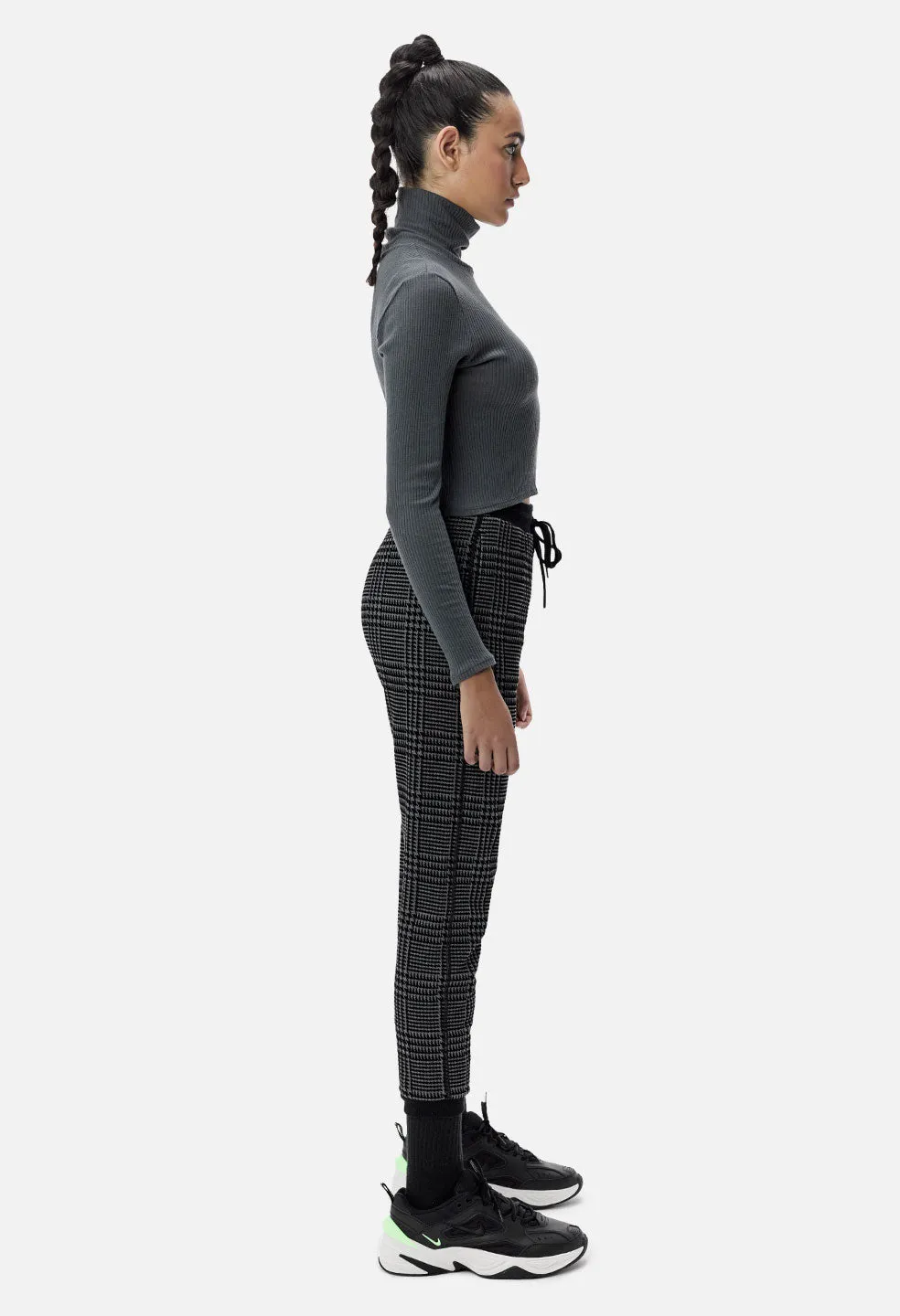 Des Cashmere Rib Turtleneck / Charcoal