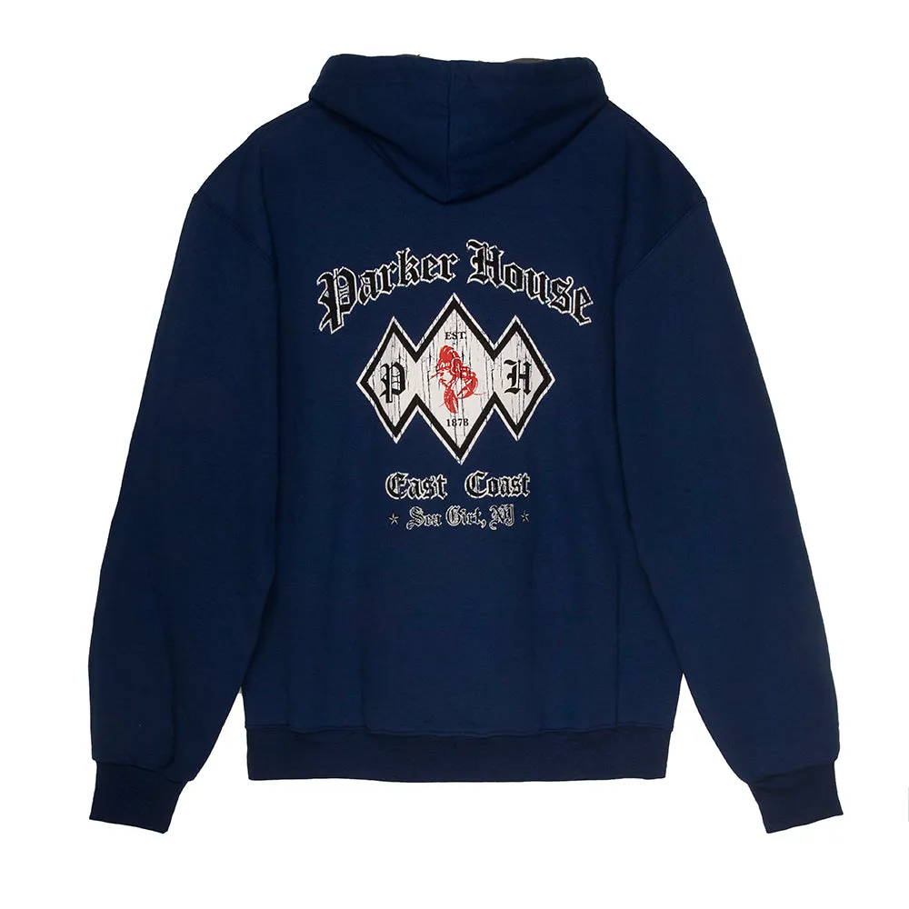 Diamond Back Pullover Hoodie