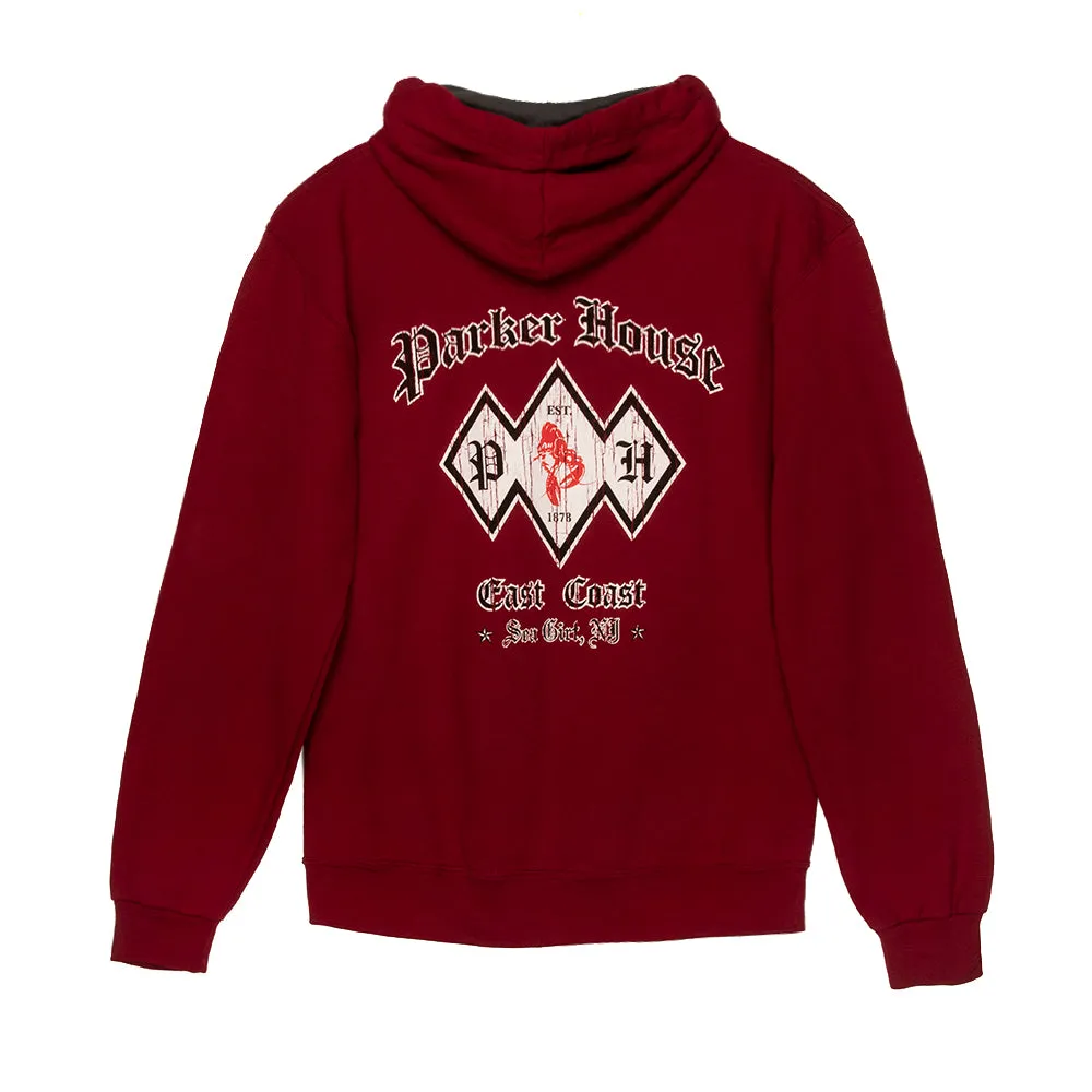 Diamond Back Pullover Hoodie