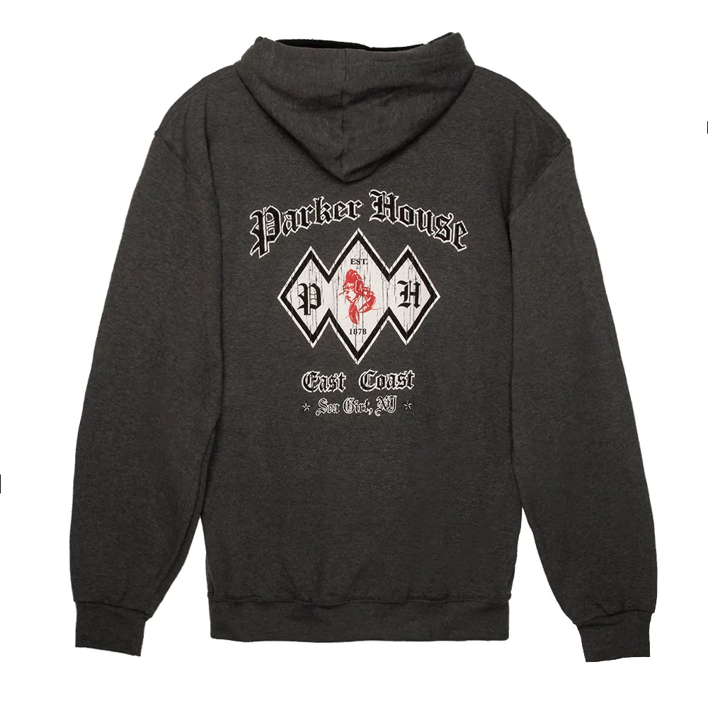 Diamond Back Pullover Hoodie