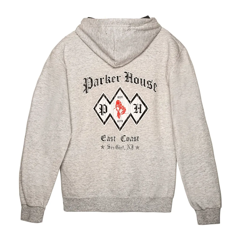 Diamond Back Pullover Hoodie