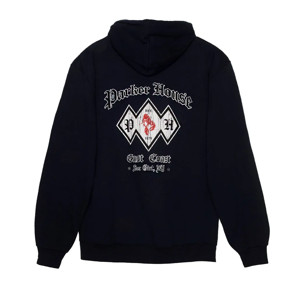 Diamond Back Pullover Hoodie