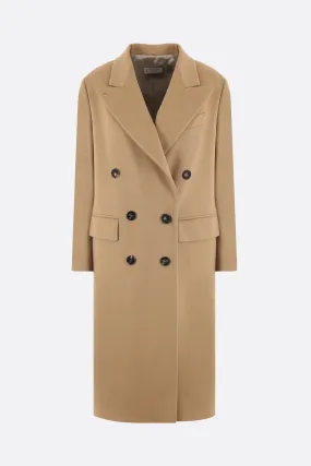 double-breasted wool coat