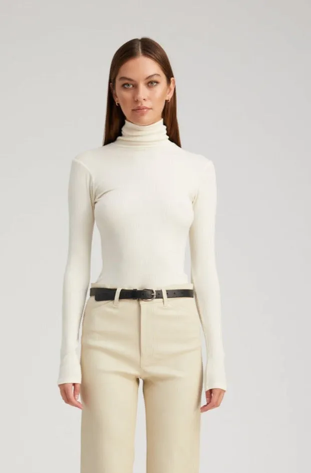 Ecru City Long Sleeve Turtleneck