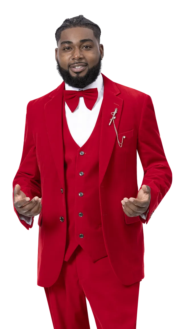 EJ Samuel Red Suit M2781