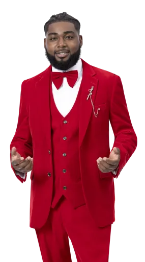 EJ Samuel Red Suit M2781