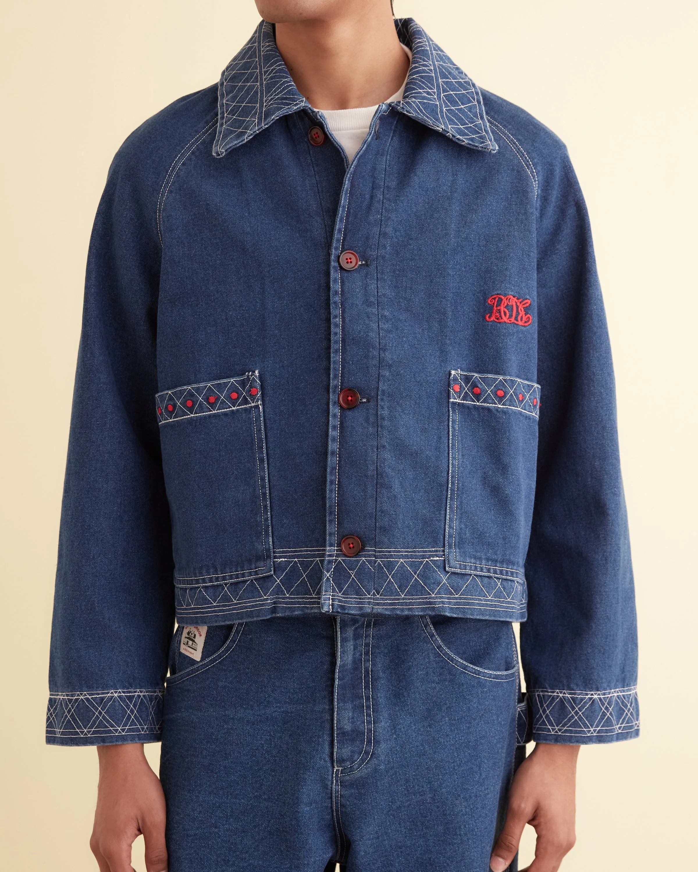 Embroidered Denim Jacket