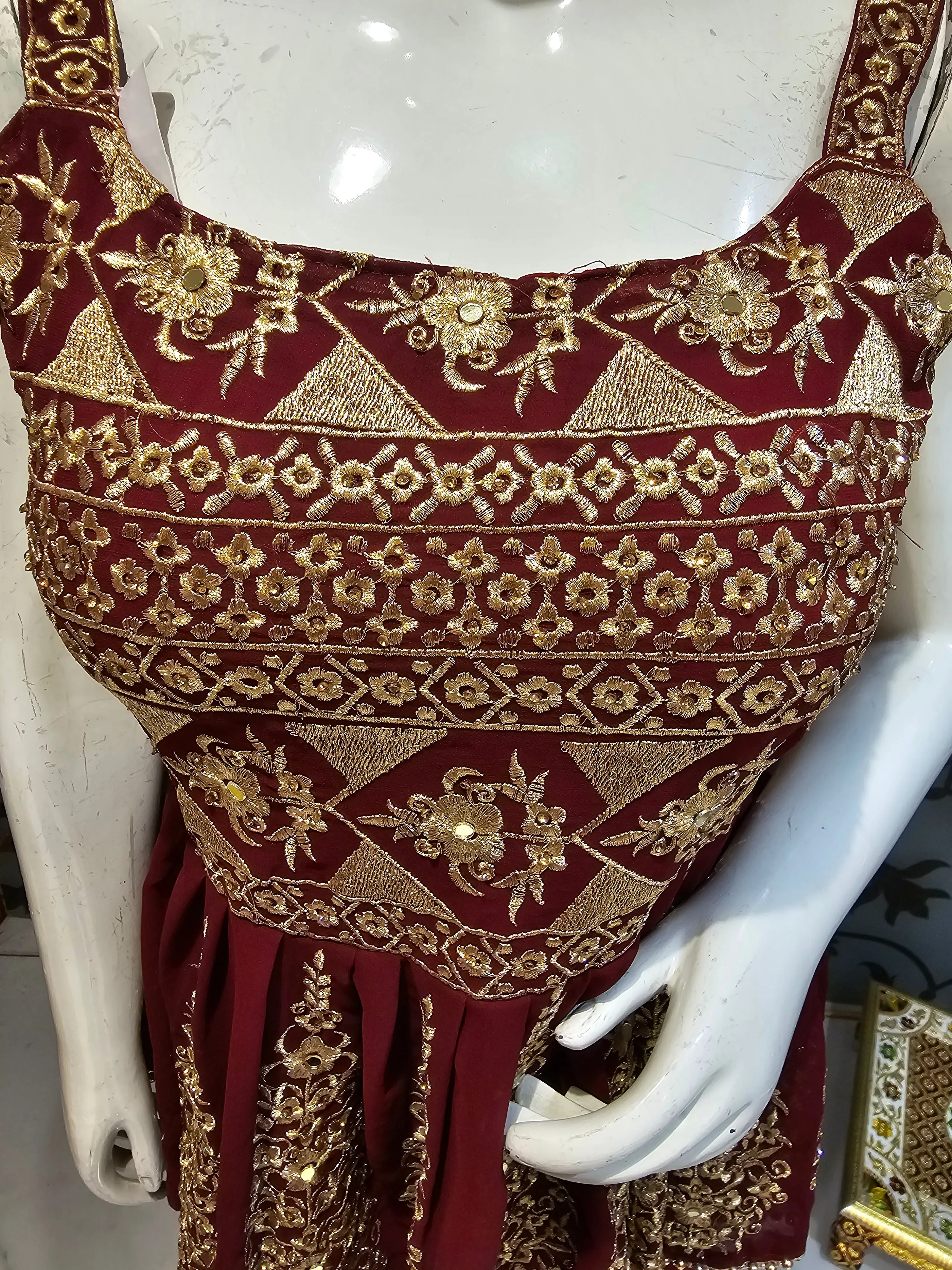 Embroidered Suit Set with Dupatta