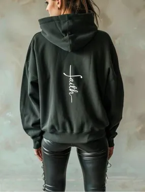 FAITH HOODIE - BLACK