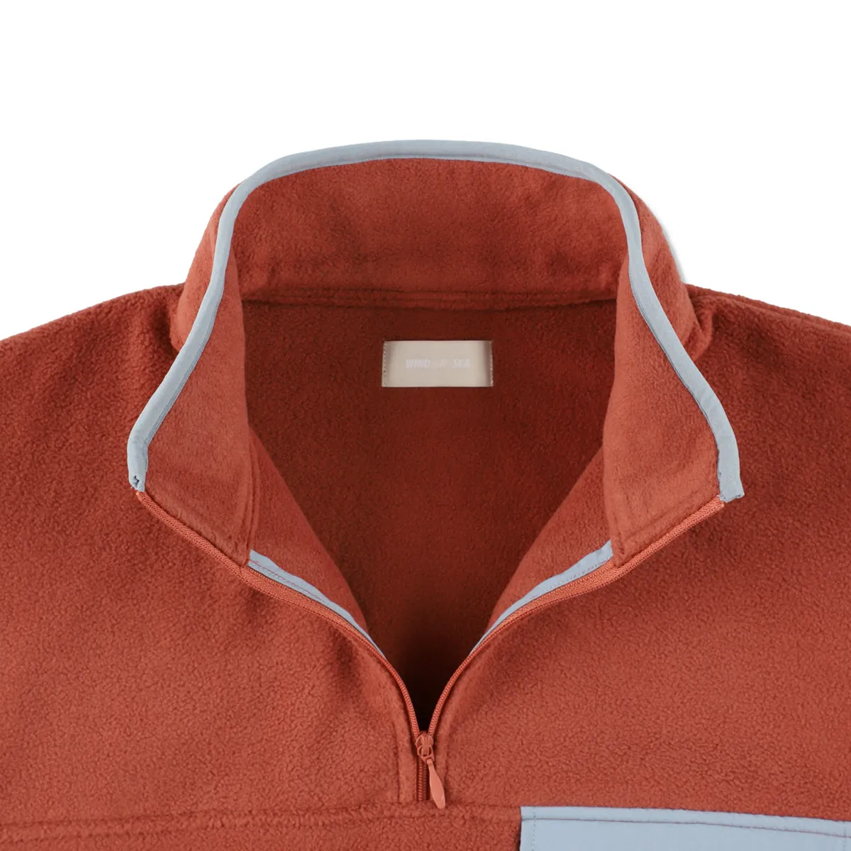 FLEECE S/S PULLOVER / RED