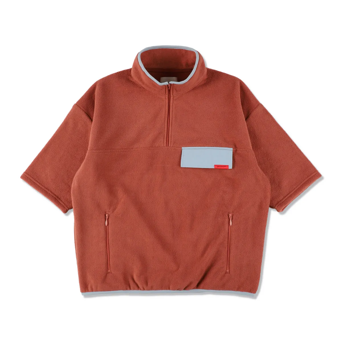 FLEECE S/S PULLOVER / RED