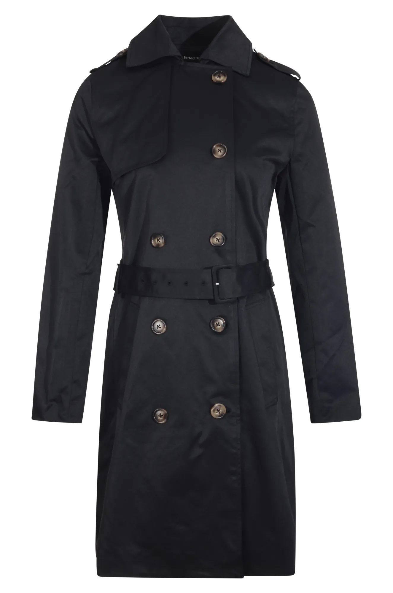 Fully lined Trench Coat | Black | 4502ZZ