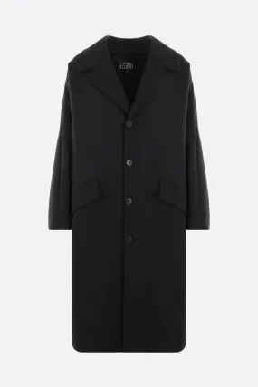 gabardine oversize coat