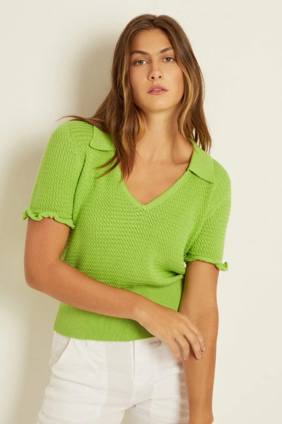 Georgette Collar Pullover